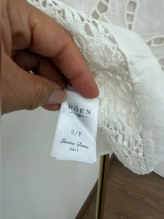 DOEN lucina embroidered linen mini dress - Picture 12 of 14